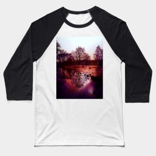 Tree Reflection Baseball T-Shirt